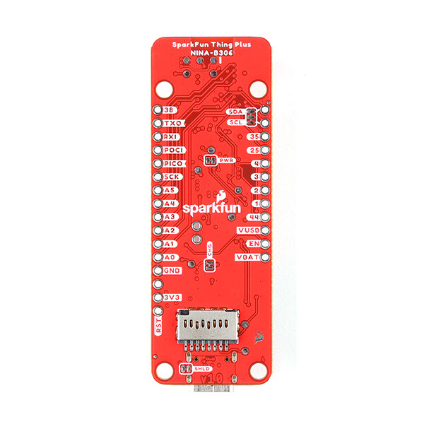 SparkFun Thing Plus Board med NINA-B306, 6DoF IMU, BME280 Atmosfæresensor