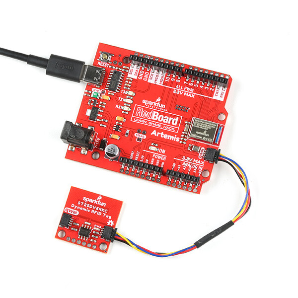 SparkFun Qwiic Dynamisk NFC/RFID-tag ST25DV64KC Chip I2C RF til Arduino