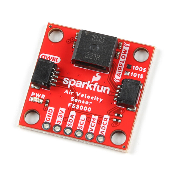SparkFun Air Velocity Sensor Qwiic Kit med FS3000-1015 Air Velocity Sensor