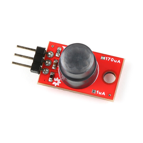 SparkFun Passiv infrarød sensor med header, 170uA standby