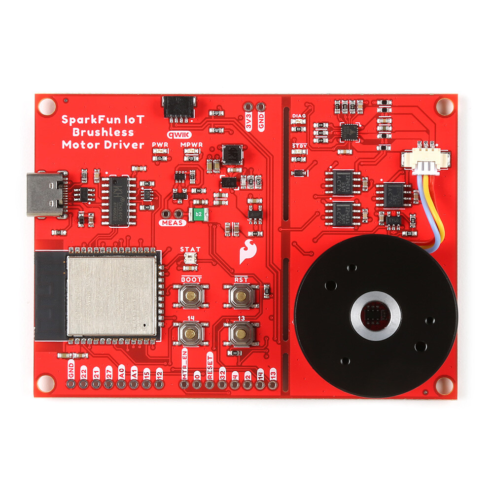 SparkFun IoT Brushless Motor Driver (ESP32 WROOM, TMC6300)