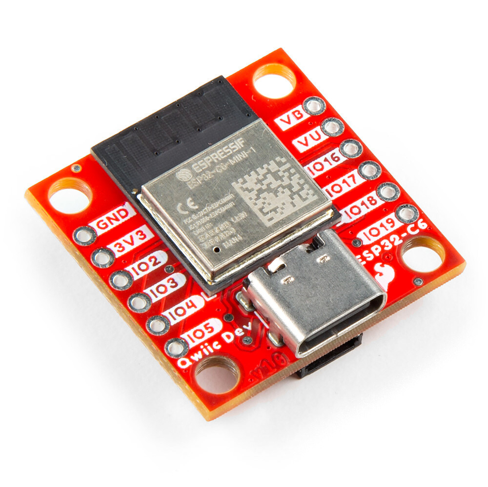 SparkFun Qwiic Pocket Development Board ESP32-C6 RISC-V Single-Core Processor