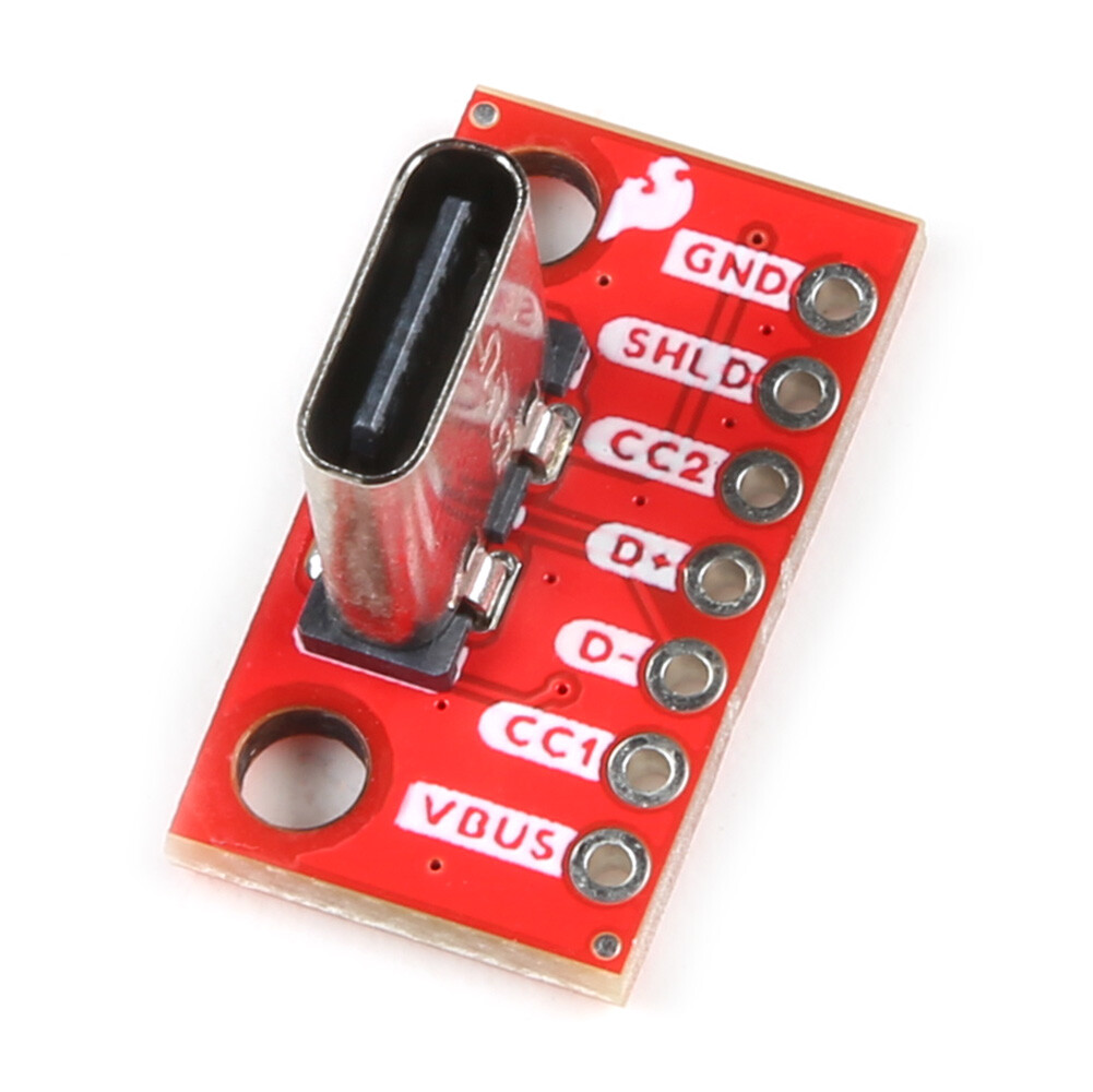 SparkFun USB-C Breakout Vertikal Connector