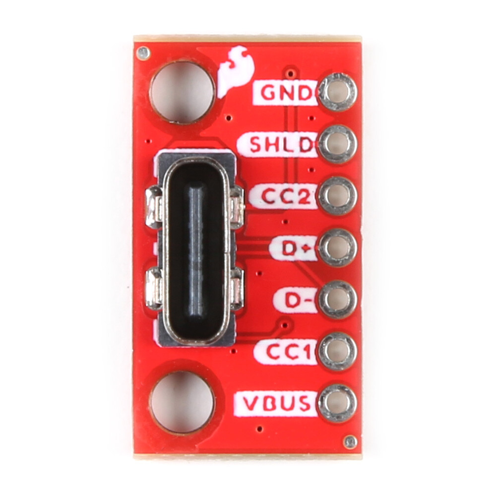 SparkFun USB-C Breakout Vertikal Connector