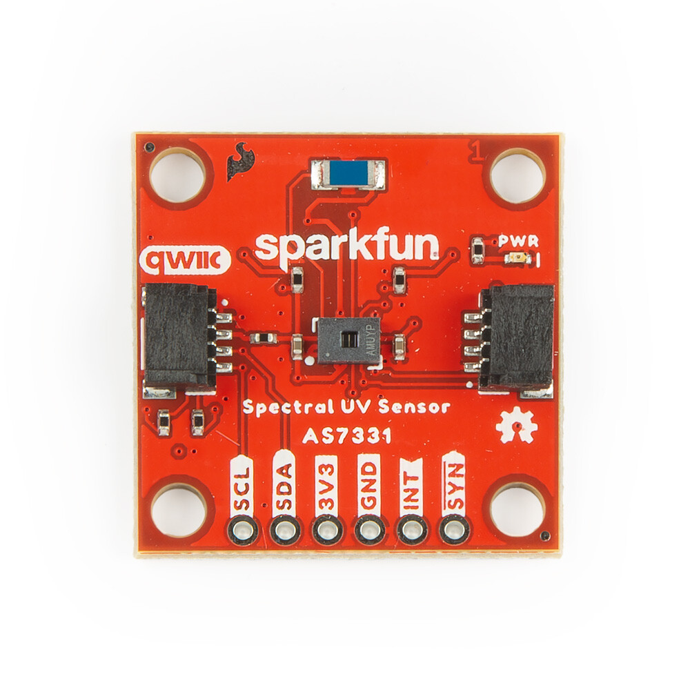 SparkFun Spektral UV-sensor AS7331 Qwiic til Arduino