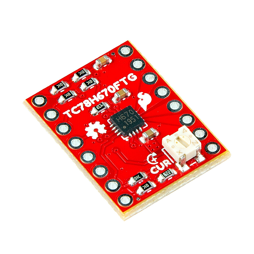 SparkFun Mini Steppermotordriver TC78H670FTG til bipolar steppermotorer