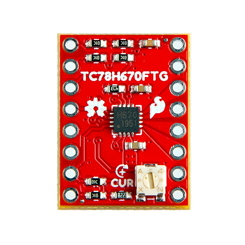 SparkFun Mini Steppermotordriver TC78H670FTG til bipolar steppermotorer