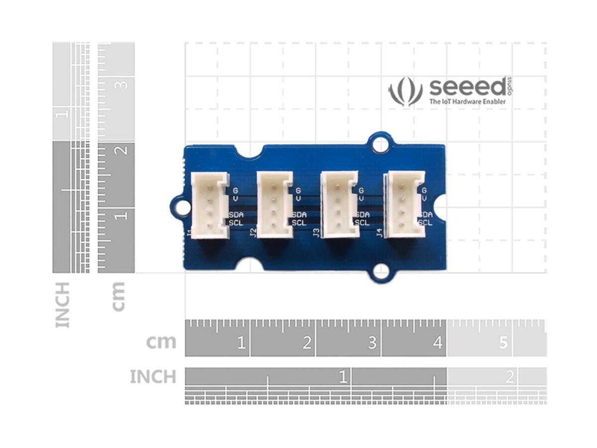 Seeed Studio Grove I2C Hub til I2C-enheder til Grove Base Shield