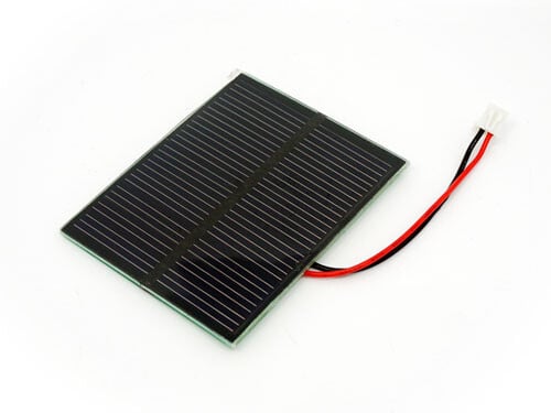 Seeed Studio solcellepanel, 0,5W, 55x70mm, Typisk spænding 5,5V