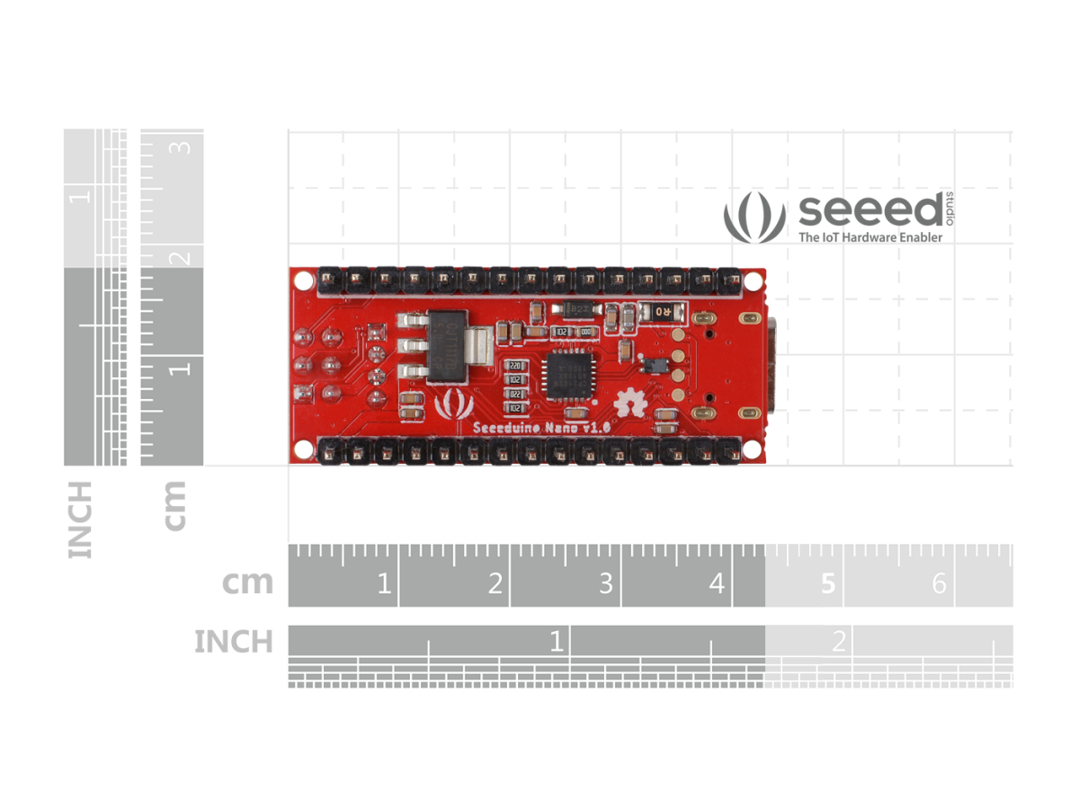 Seeed Studio Seeeduino Nano Grove TypeC-stik Kompatibel med Arduino Nano