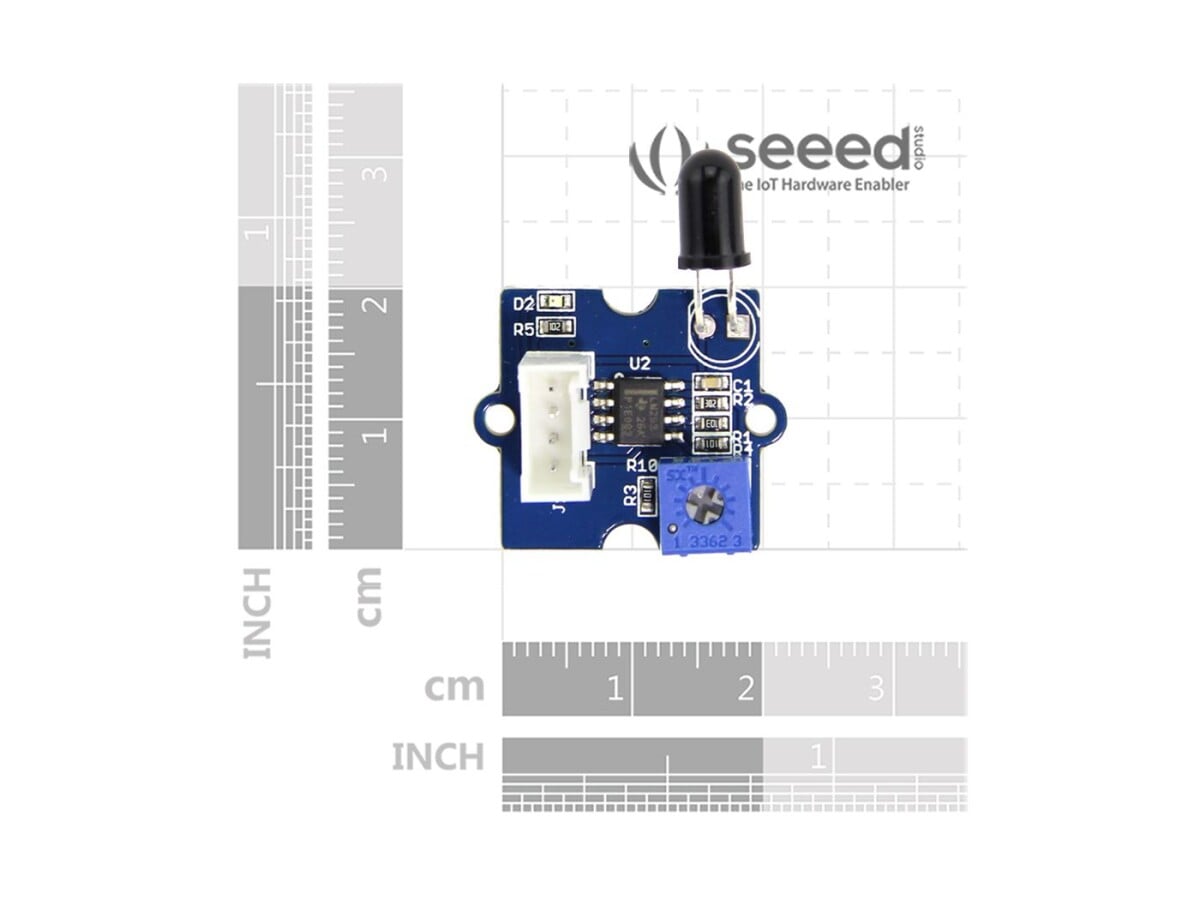Seeed Studio Grove Flame Sensor YG1006 til brandalarm-system