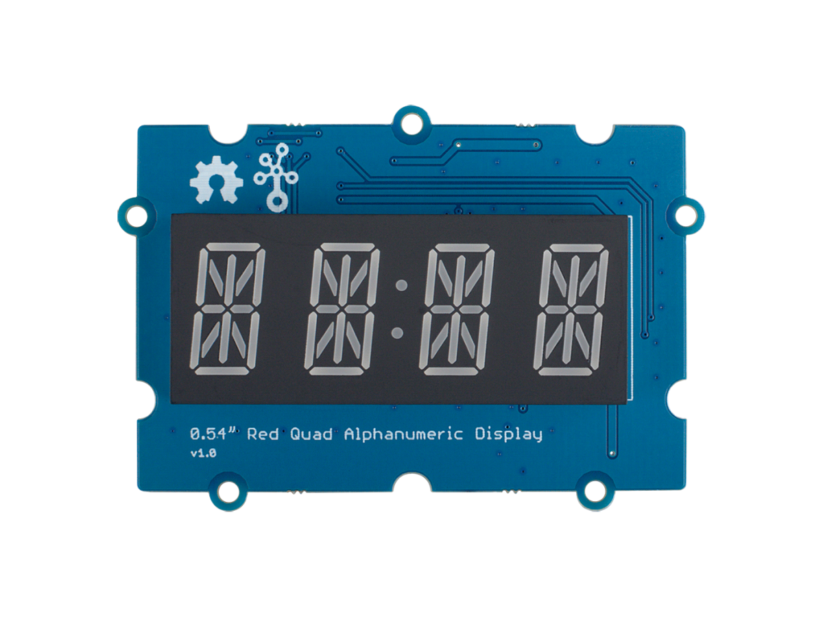 Seeed Studio Grove 0.54 Zoll Rot Quad Alfanumerisk Display Nixie-rør