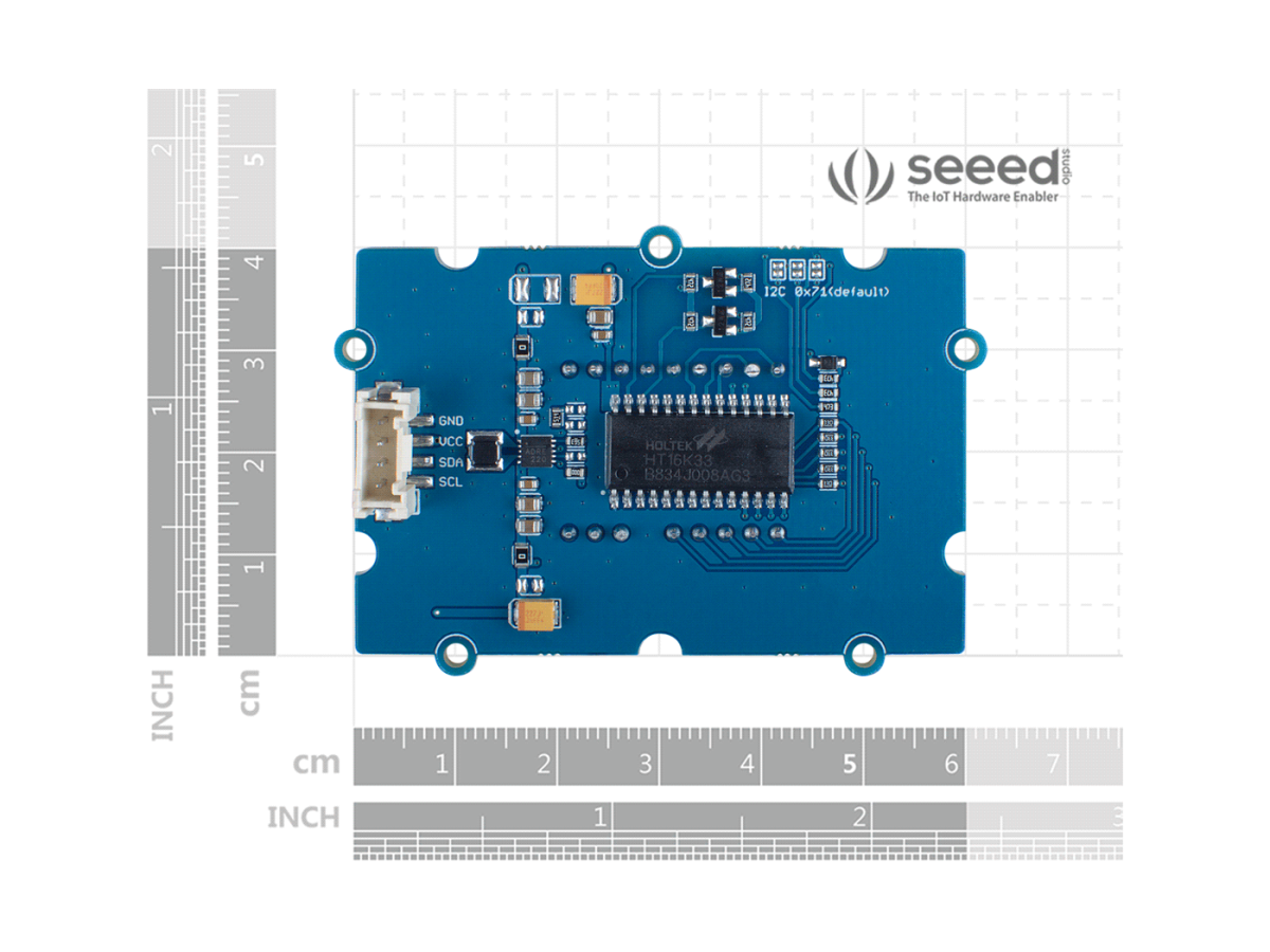 Seeed Studio Grove 0.54 Zoll Rot Quad Alfanumerisk Display Nixie-rør