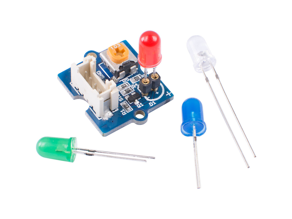 Seeed Studio Grove - LED pak med indbygget potentiometer og LED'er