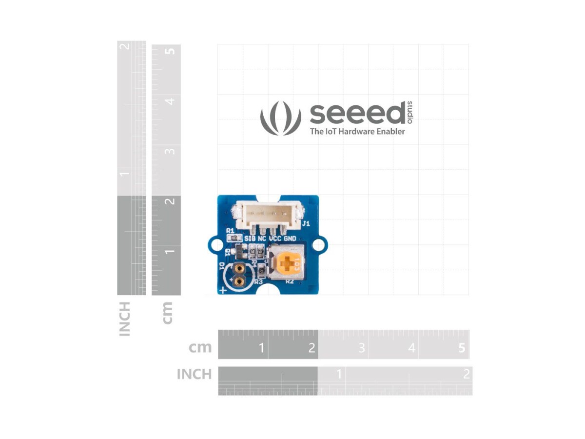 Seeed Studio Grove - LED pak med indbygget potentiometer og LED'er
