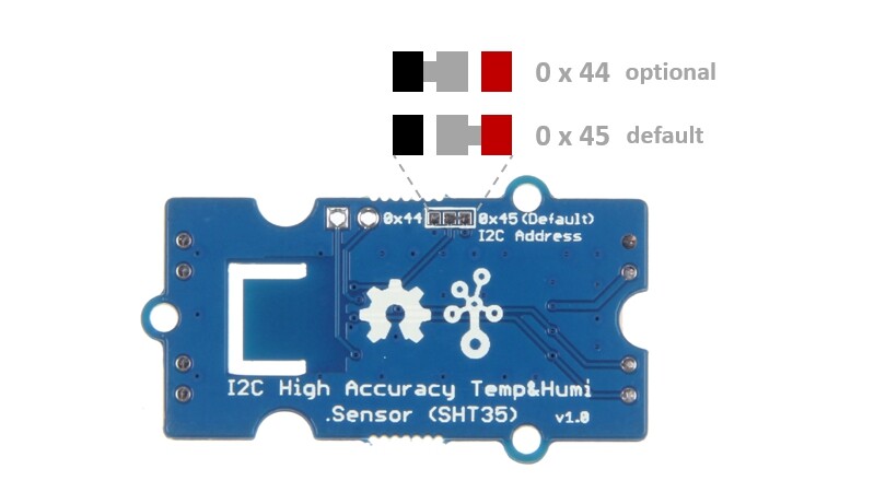 Seeed Studio Grove I2C Temperatur- og Fugtighedssensor (SHT35) I2C