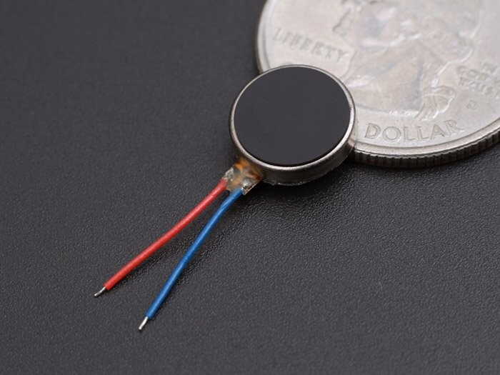 Seed Studio Mini vibrationsmotor Φ10mm x 2,0mm Driftsspænding 3V