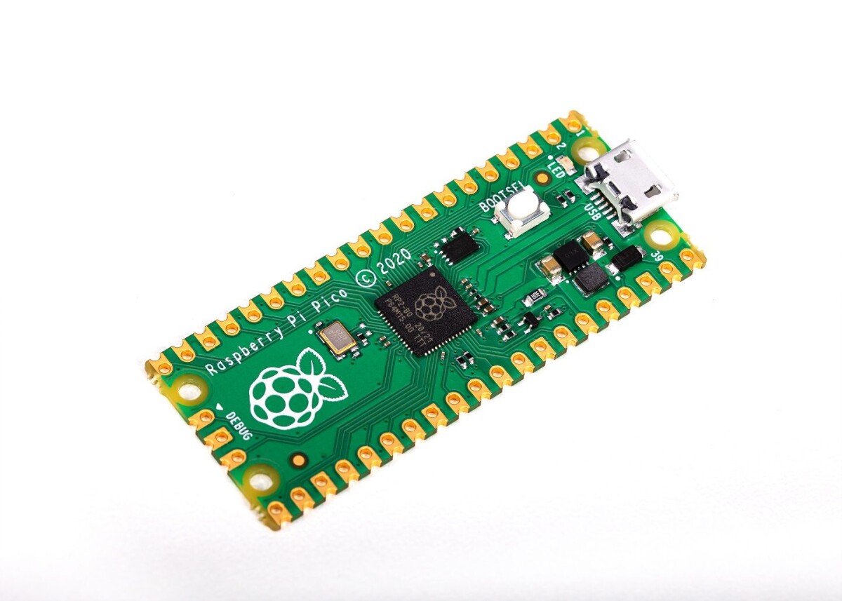 Raspberry Pi Pico Basic Kit med header/USB-kabel ARM Cortex M0+