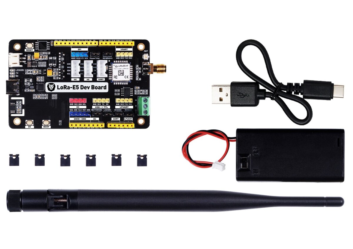 Seeed Studio LoRa-E5 udviklingssæt – Baseret på LoRa-E5 STM32WLE5JC, LoRaWAN protokol og understøttelse af frekvenser over hele verden