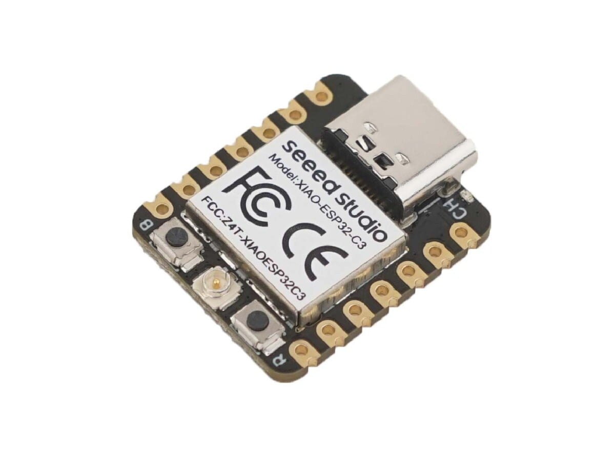 Seed Studio XIAO ESP32C3 Mini Mikrocontroller med Wi-Fi og BLE support, Batteriopladning