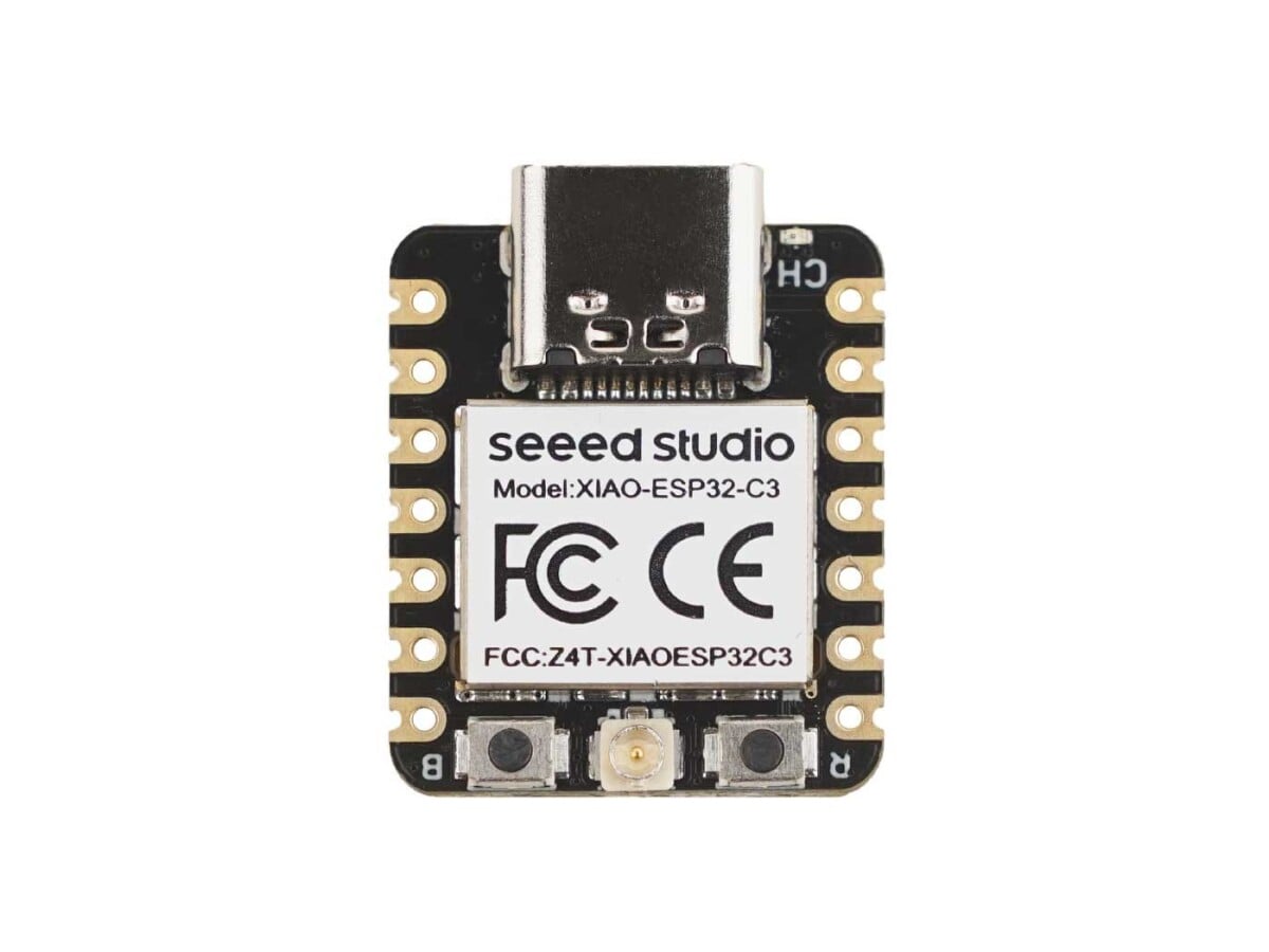Seed Studio XIAO ESP32C3 Mini Mikrocontroller med Wi-Fi og BLE support, Batteriopladning