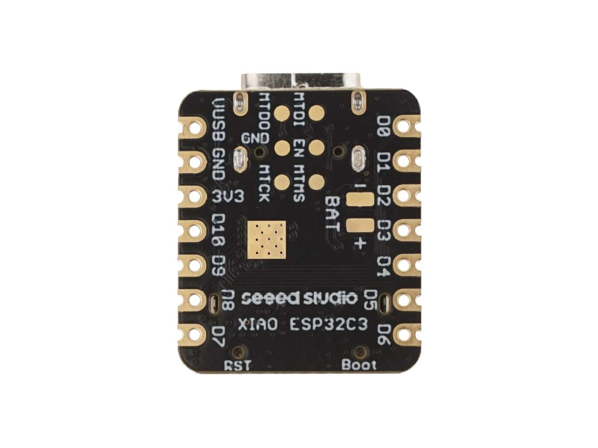 Seed Studio XIAO ESP32C3 Mini Mikrocontroller med Wi-Fi og BLE support, Batteriopladning