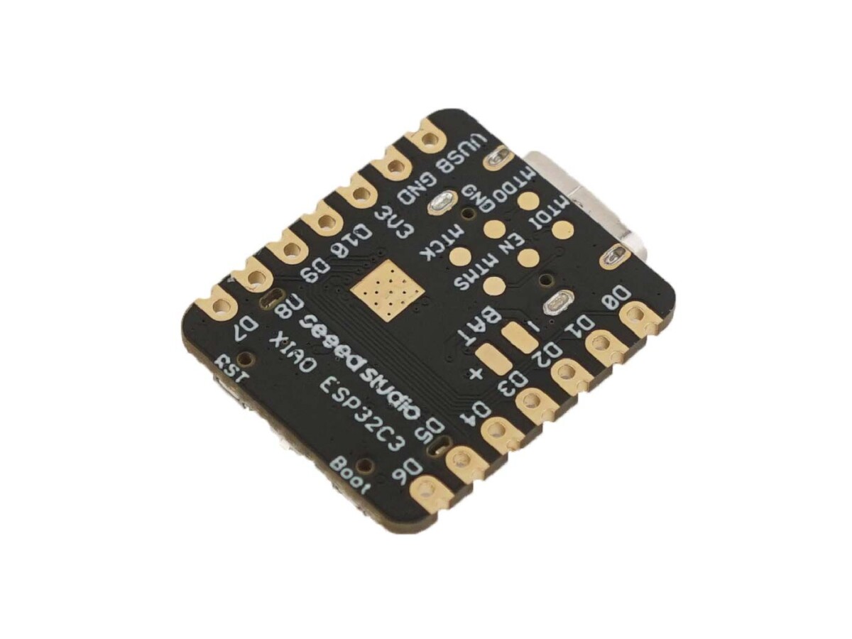 Seed Studio XIAO ESP32C3 Mini Mikrocontroller med Wi-Fi og BLE support, Batteriopladning