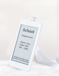 Hipoink Batteriløs multifunktionskort Sort/Hvid 3,52 tommer E-Ink/E-Paper