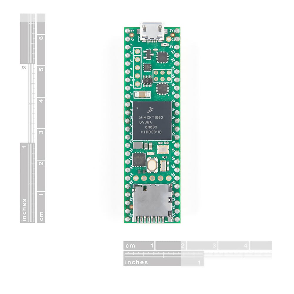 PJRC Teensy 4.1 Forudsamlet med stik Udviklingskort Arduino IDE