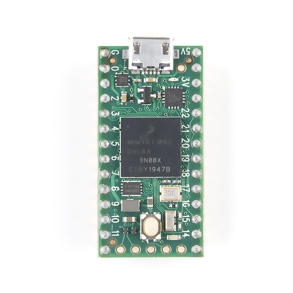 PJRC Teensy 4.0 Forudsamlet med stik USB Udviklingskort Arduino IDE ARM Cortex-M7 600MHz
