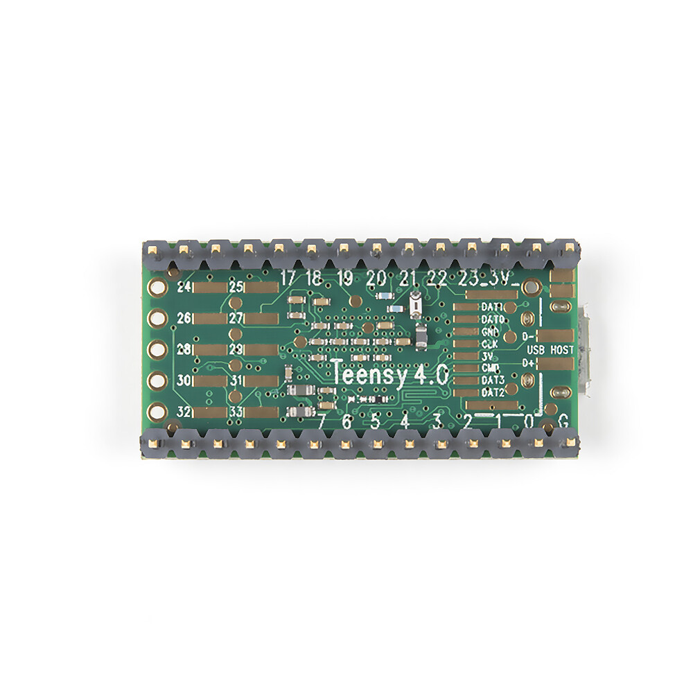 PJRC Teensy 4.0 Forudsamlet med stik USB Udviklingskort Arduino IDE ARM Cortex-M7 600MHz
