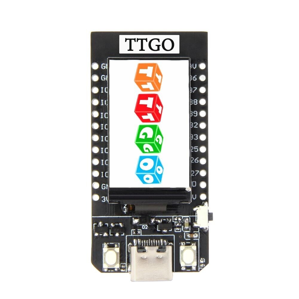 LILYGO® TTGO T-Display ESP32 WiFi og Bluetooth Modul Udviklingskort 1,14 Tommers LCD Kontrolkort