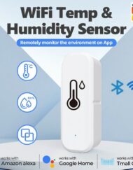 Smart WiFi temperatur- og luftfugtighedssensor til Amazon Alexa & Google Home