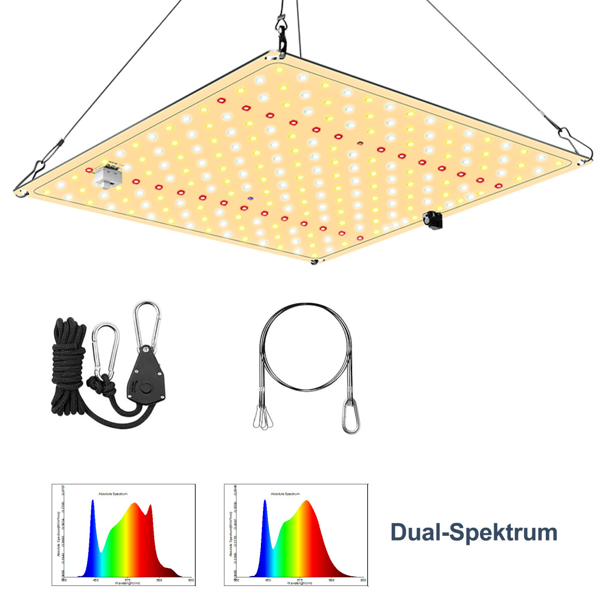 85W LED plante lampe QBD850 Max Fuldt spektrum vækstlampe Vækstlys Dæmpbart plante lys