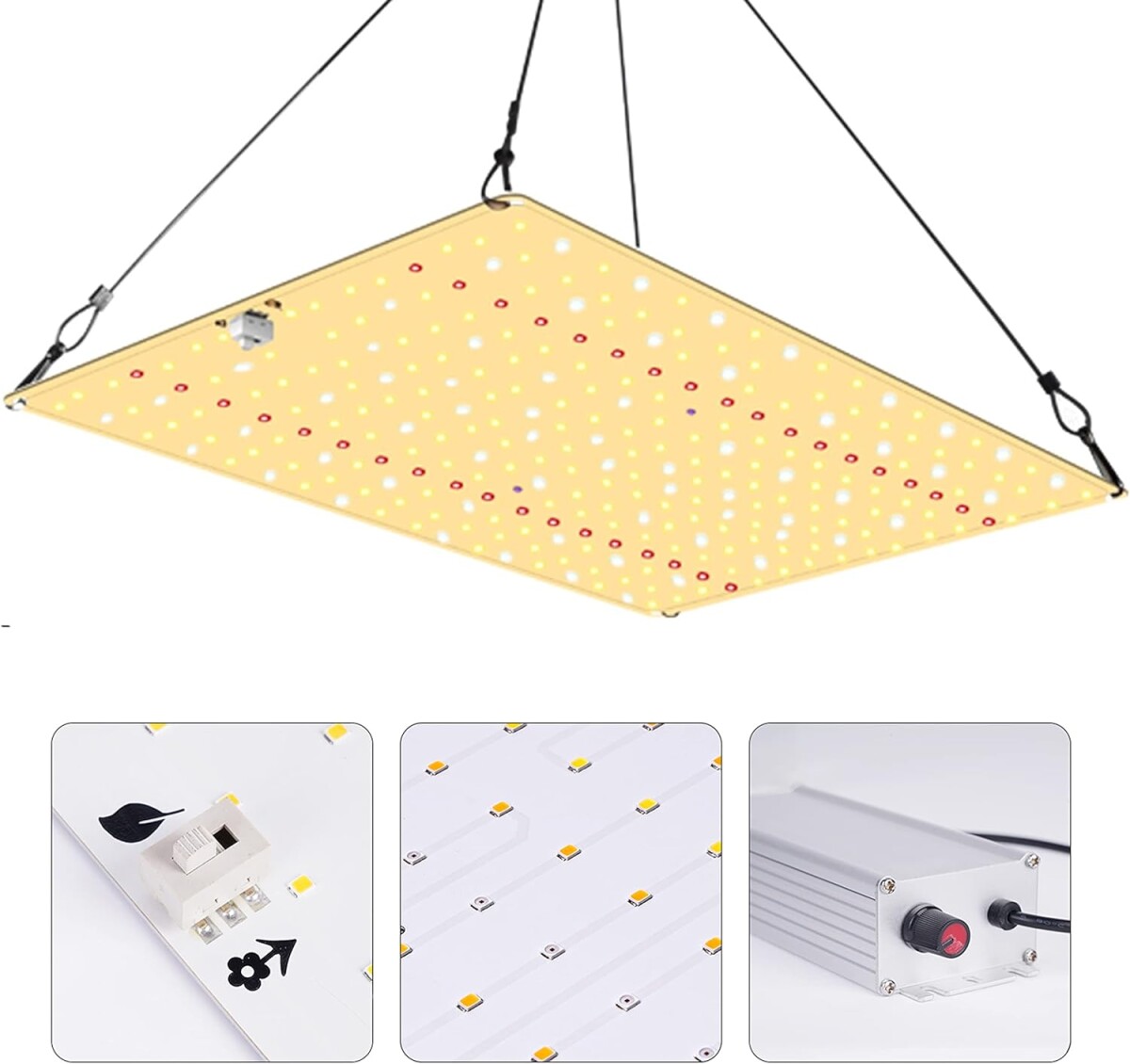 85W LED plante lampe QBD850 Max Fuldt spektrum vækstlampe Vækstlys Dæmpbart plante lys