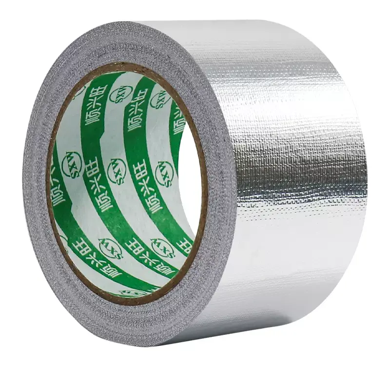Aluminium tape, verstärkt, silber, 48mm x 1m, isolering, självklibb, folie