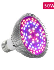 50W Fuldspektralt LED-plantevækstlys 380 nm-780 nm, plante lampe, vækstlampe, grow light, E27