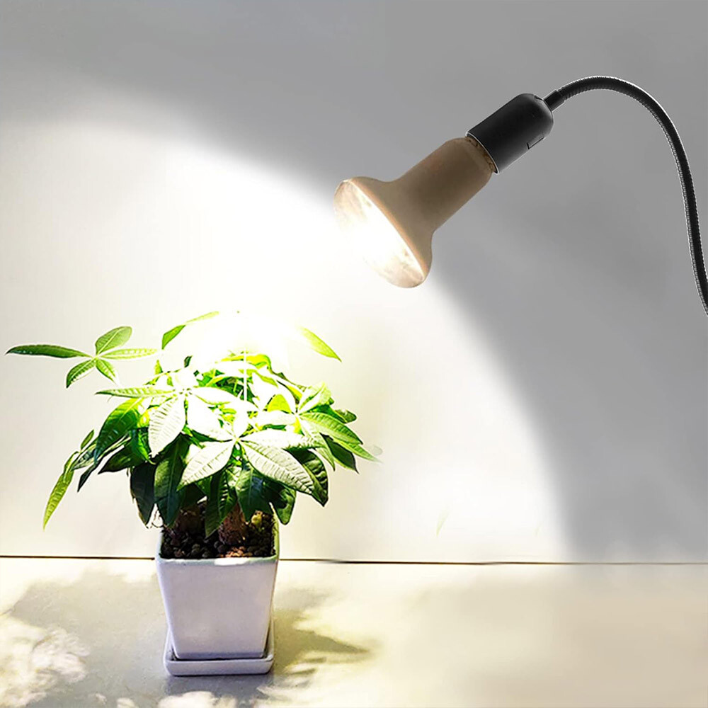 Universel E27 stiklampe, lampeholder, 400MM længde til LED vækstlys