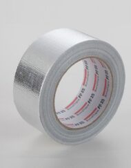 50 mm x 20 m Glasfiberstof Aluminiumfolie tape med beskyttelsespapir, selvklæbende folie