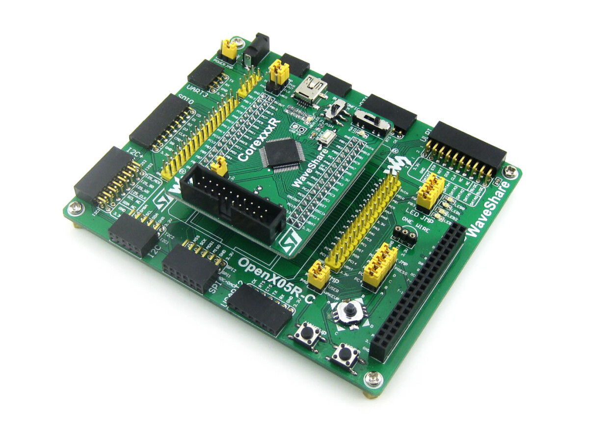 Waveshare Open405R-C Udviklingskort STM32 Cortex M4 STM32F405R Udviklingskit Standard