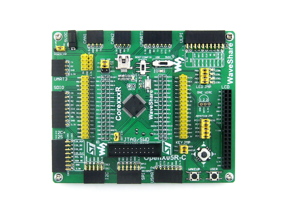 Waveshare Open405R-C Udviklingskort STM32 Cortex M4 STM32F405R Udviklingskit Standard