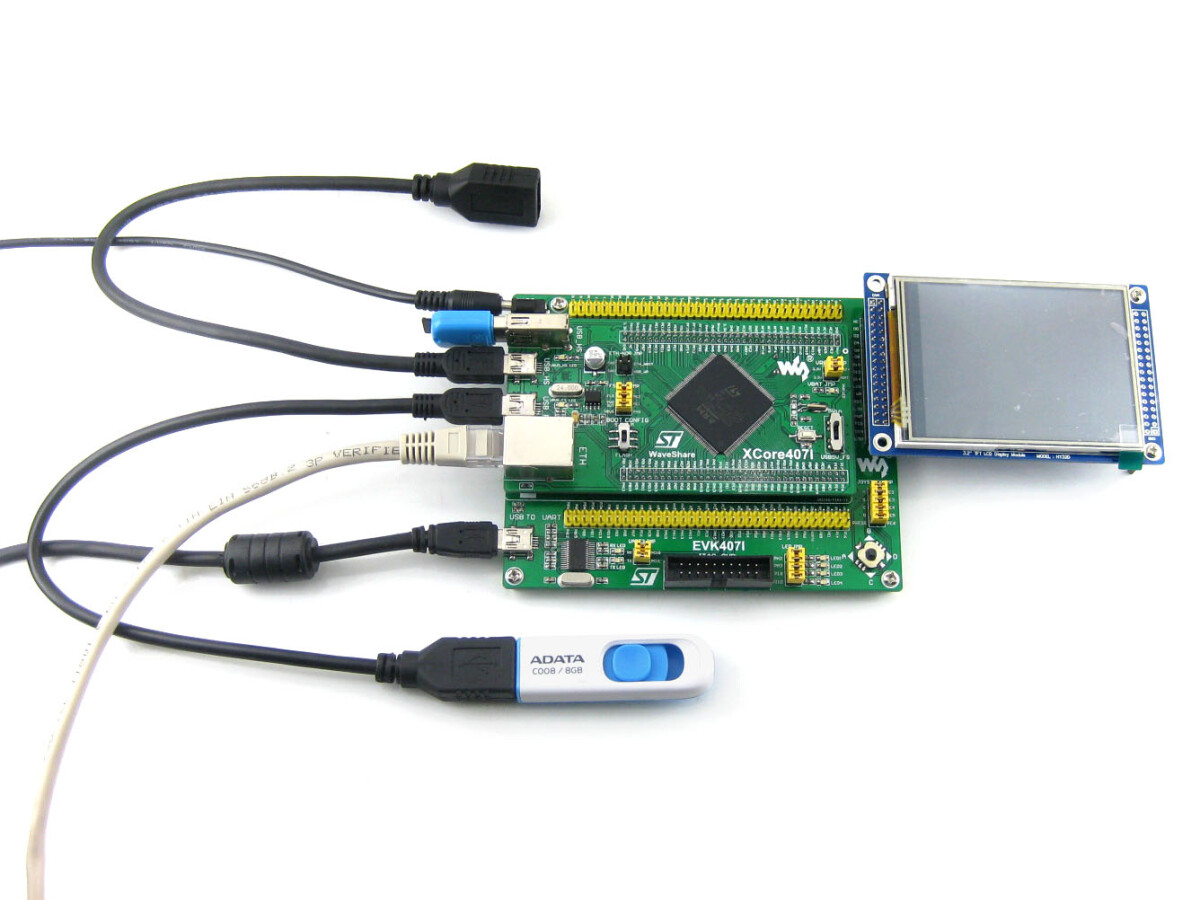 Waveshare XCore407I Udviklingskorte STM32F4 Core Board STM32F407IGT6 Udviklingssæt