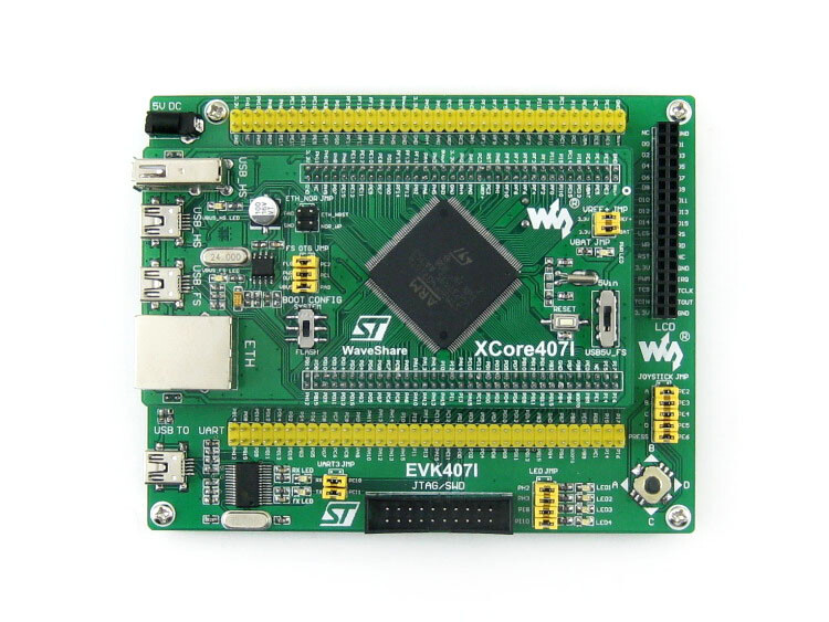 Waveshare EVK407I STM32 Cortex M4 STM32F407I Udviklingskort Udviklingssæt