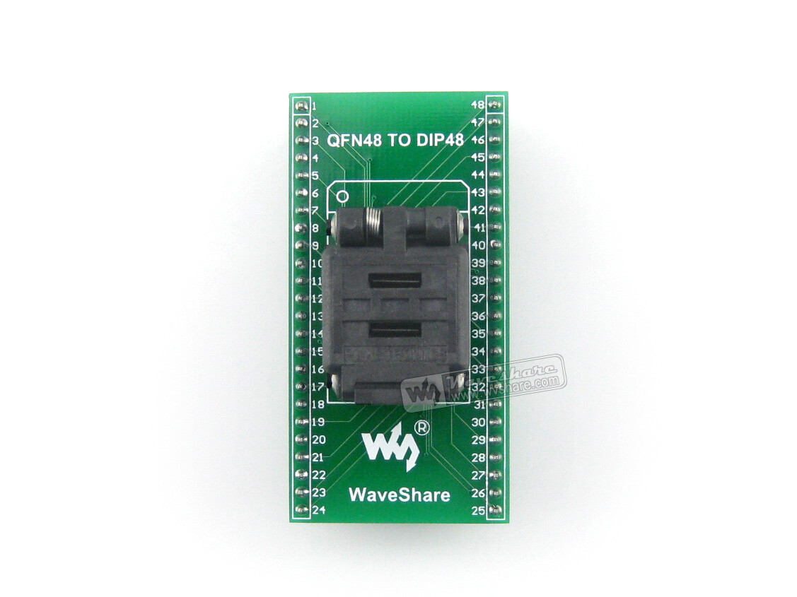 Plastronics QFN48 til DIP48 programmeringsadapter til QFN48, MLF48, MLP48 pakke