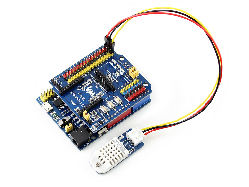 WaveShare Temperatur-fugtighedssensor DHT22 til Raspberry Pi Arduino