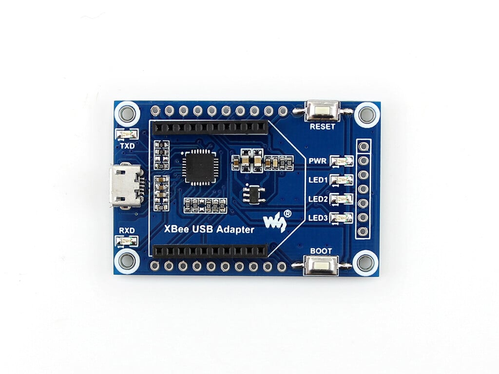 Waveshare XBee USB Adapter Kommunikationsplade, UART Kommunikation, USB to UART modul, CP2102