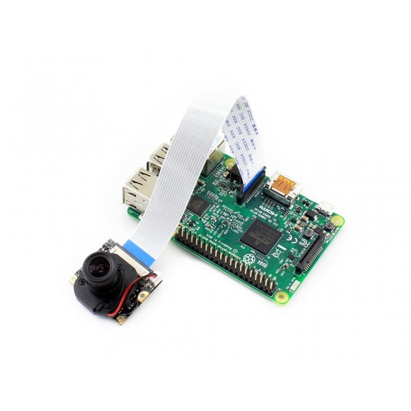 Waveshare IR-CUT Kamera 5 MP OV5647 understøtter natvision til Raspberry Pi