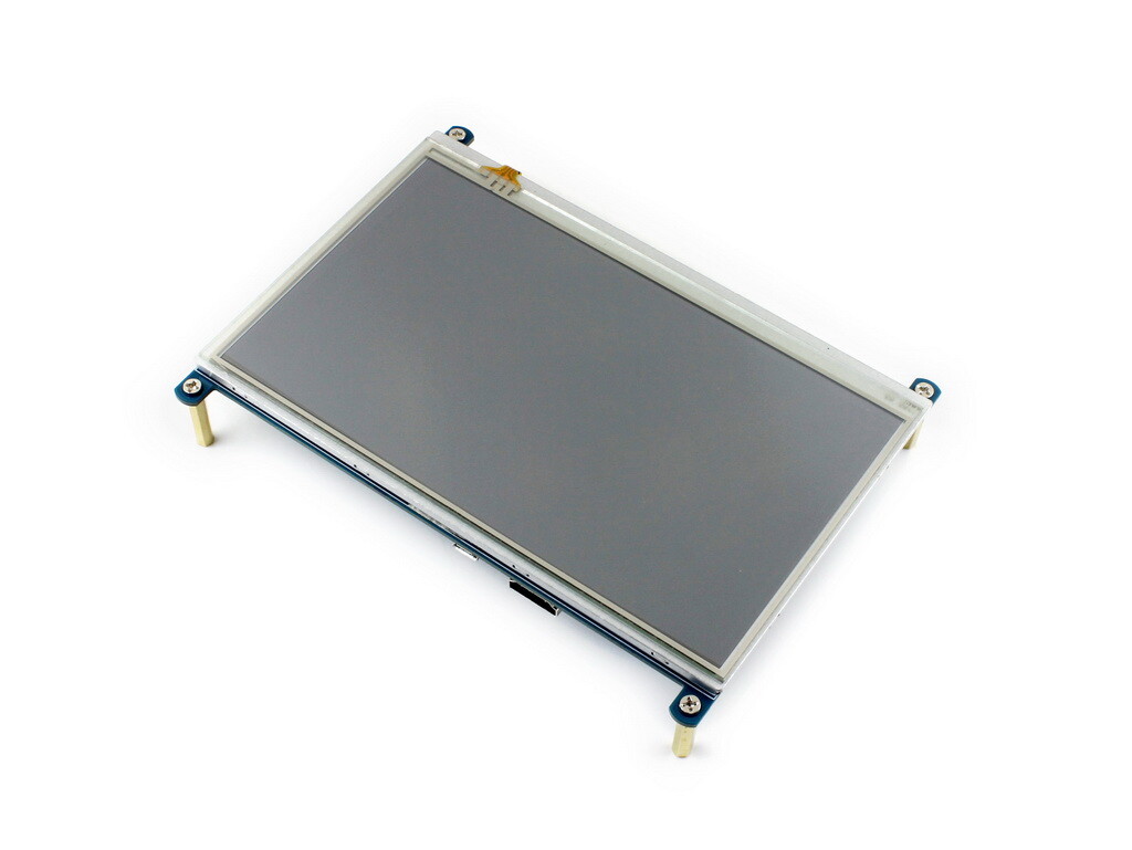 Waveshare 7 Zoll Resistiv berøringsskærm LCD 1024×600 HDMI IPS