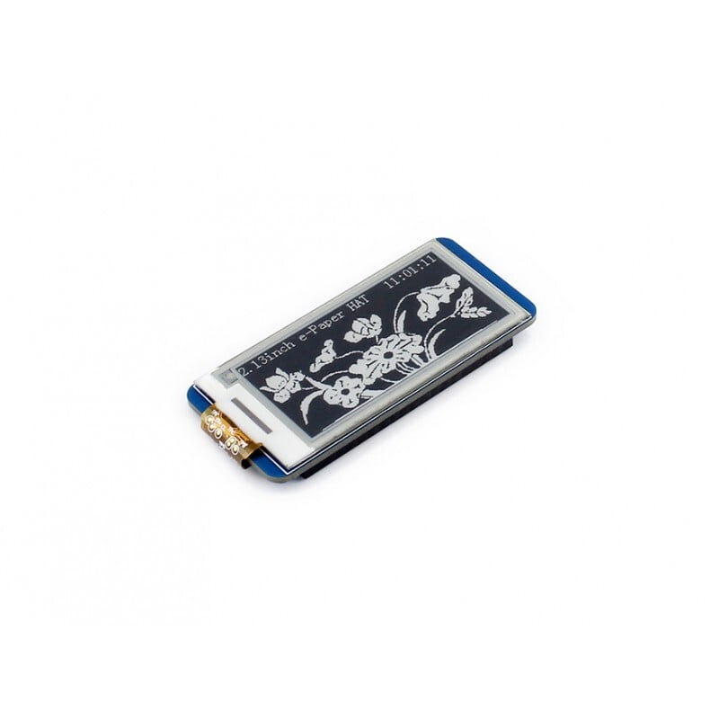 Waveshare 2,13 Zoll 250x122 E-Ink Display HAT til Raspberry Pi SPI