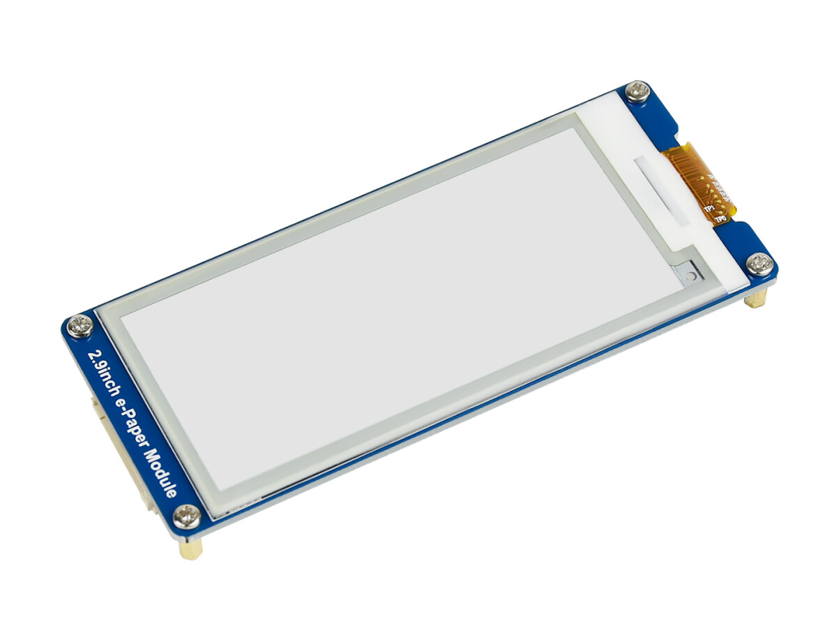 Waveshare 2,9 Zoll 296x128 E-Ink E-Paper Display Modul SPI til Raspberry Pi Arduino